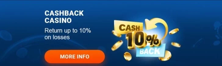 10% Weekly Cashback Bonus
